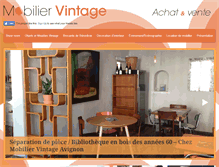 Tablet Screenshot of mobilier-vintage-avignon.com